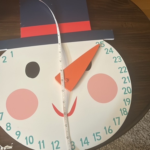 Wooden snowman advent calender - Picture 5 of 6